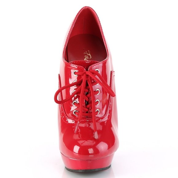 Platform High Heel Lace Up Ankle Boots - Picture 3 of 5